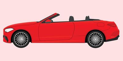 Sleek and shiny modern car art designed for commercial use in posters, banners, or web templates vector