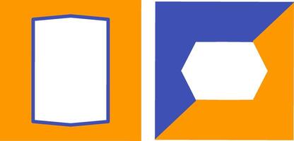 Clean frame for product focus vector