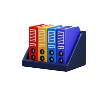 fil bindemedel ikon 3d framställa begrepp av dokumentera mapp bindemedel ikon för företag eller officiell dokumentera papper mapp ikon illustration png