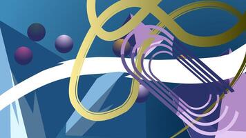 abstract colorful background with circles and lines vector