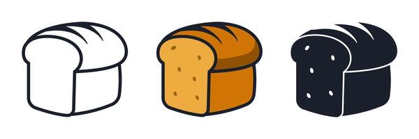 Bread Icon. Fresh Bakery Symbol for Artisan Branding and Food Packaging. vector