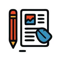document icon on white background vector
