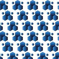 Hexagon pattern gradient background design template for your fabric company vector