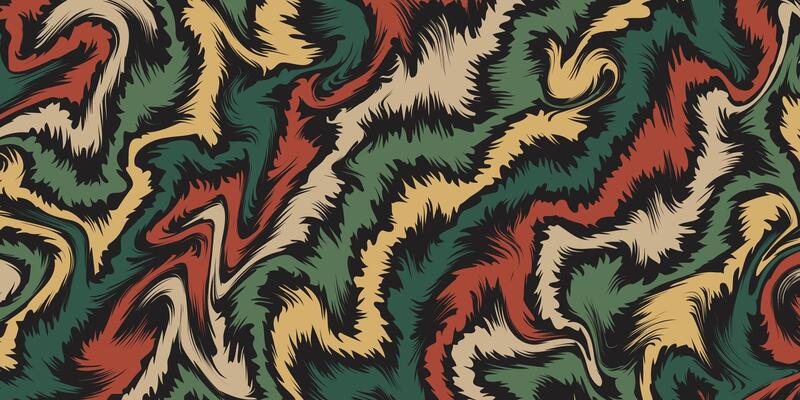 Groovy psychedelic pattern for funky digital designs