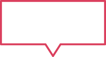 Red thought bubble for message. Transparent communication icon. png
