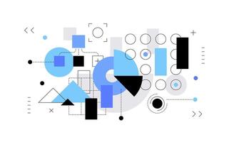 data,Statistics and analysis,Digital data processing,flat design icon illustration vector