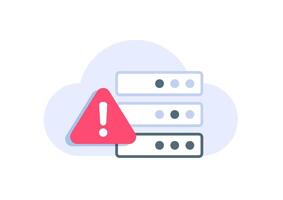 500 Internal server error concept illustration flat design vector