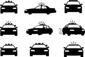 Car icon set vector