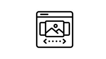 Animated Resume Portfolio Image Display video