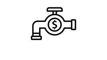 Animated Money Flow Control Faucet video