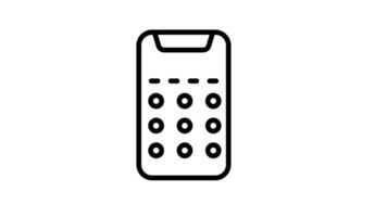 Animated PIN Code Access Panel video