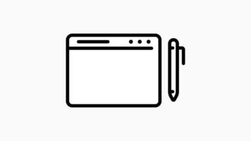 Animated Digital Signature Authorization Page video