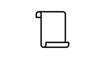 Animated Application Form Legal Document video