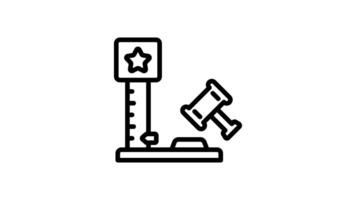 Animated Hammer Strength Game Machine video