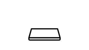 Animated Laptop Display Advertising Message video