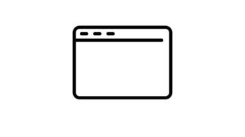 Animated Browser Ad Banner Window video