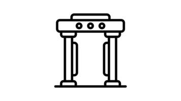 Animated Security Gate Barrier System video