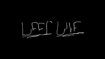 deep dive word on black background video