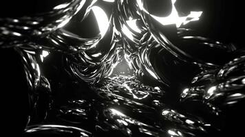 White Abstract Fantasy Portal Beyond Perception Background VJ Loop in 4K video