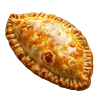 Freshly baked savory pastry served on a wooden table during a sunny afternoon at a local market, Transparent Background png