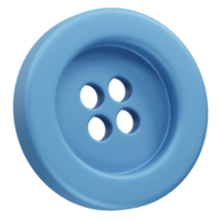 sewing button icon 3d rendering illustration png