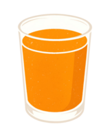 Orange Juice on Transparent Background png