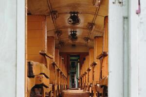 A view of a train car photo