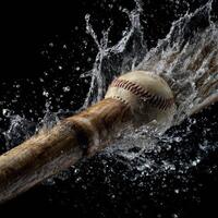 Baseball splash water splash baseball splash water splash photo