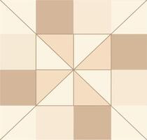 Abstract geometric pattern with beige and cream color blocks in minimalist style design vector