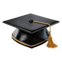 Graduation cap academic achievement mortarboard ceremony celebration isolated on transprint background png