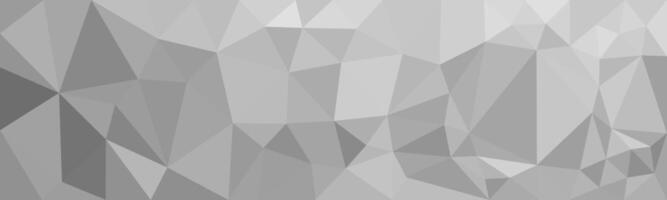 Gray polygonal abstract background with various shades of gray forming a low poly geometric pattern, creating a modern and minimalistic design. vector