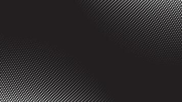 Halftone pattern or dot pattern white on black background. vector