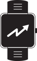smartwatch with progress icon png