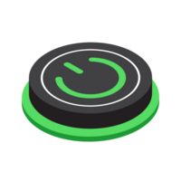 Green technology element icon png