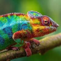 The Camouflage Expert while Transforming photo