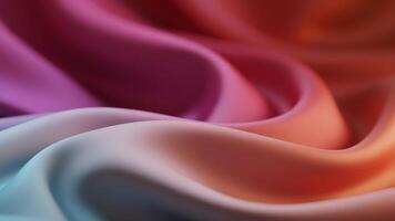 Flowing silk fabric draped naturally photo
