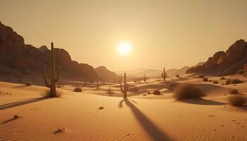 Sunburst Shadowplay with Warm Earth Tones photo