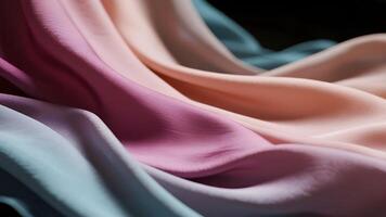 Photorealistic Ombre Fabric Drapes photo