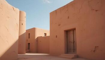 Terracotta Architecture and Clay Wall Textures photo
