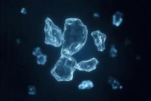 Floating Ice Fragments photo