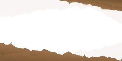 A white paper with a hole in it vector