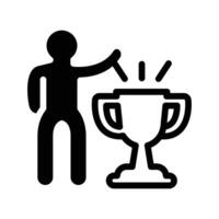 winner solid icon design good for web or mobile app vector