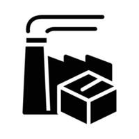 manufacture solid icon design good for web or mobile app vector