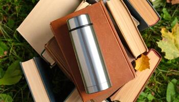Tumbler on Vintage Books photo