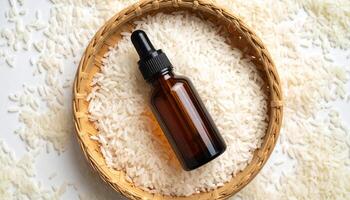 Dropper Bottle in Palm Tray photo