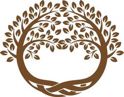 Abstract Tree Symbol Logo Templates vector