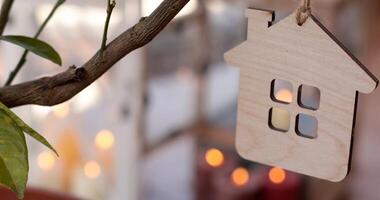 Create a charming DIY craft project featuring a home shaped plywood house for unique home decor photo