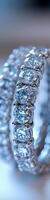 Sparkling diamonds showcase brilliance and elegance, capturing attention with their radiant shine. Exquisite craftsmanship enhances beauty seen in this luxurious piece of jewelry photo