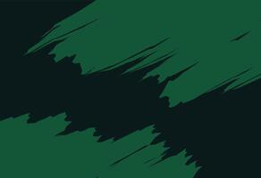 Abstract Dark Green Angular Brush Strokes vector
