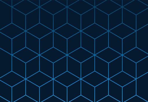 Seamless Isometric Cube Grid Pattern vector